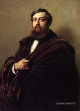  comte Tableaux - Alfred Emilien Comte de Nieuwerkerke portrait royauté Franz Xaver Winterhalter
